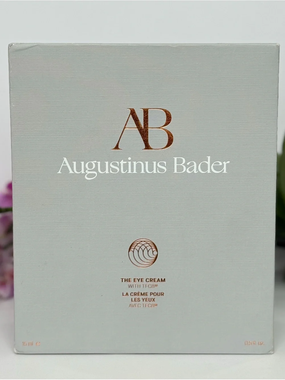 Augustinus Bader Eye Cream Holder + 2 EMPTY Eye Cream Containers + Box